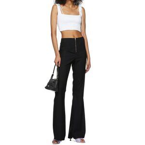 Anna October Black Penelopa Flare Trousers Size S